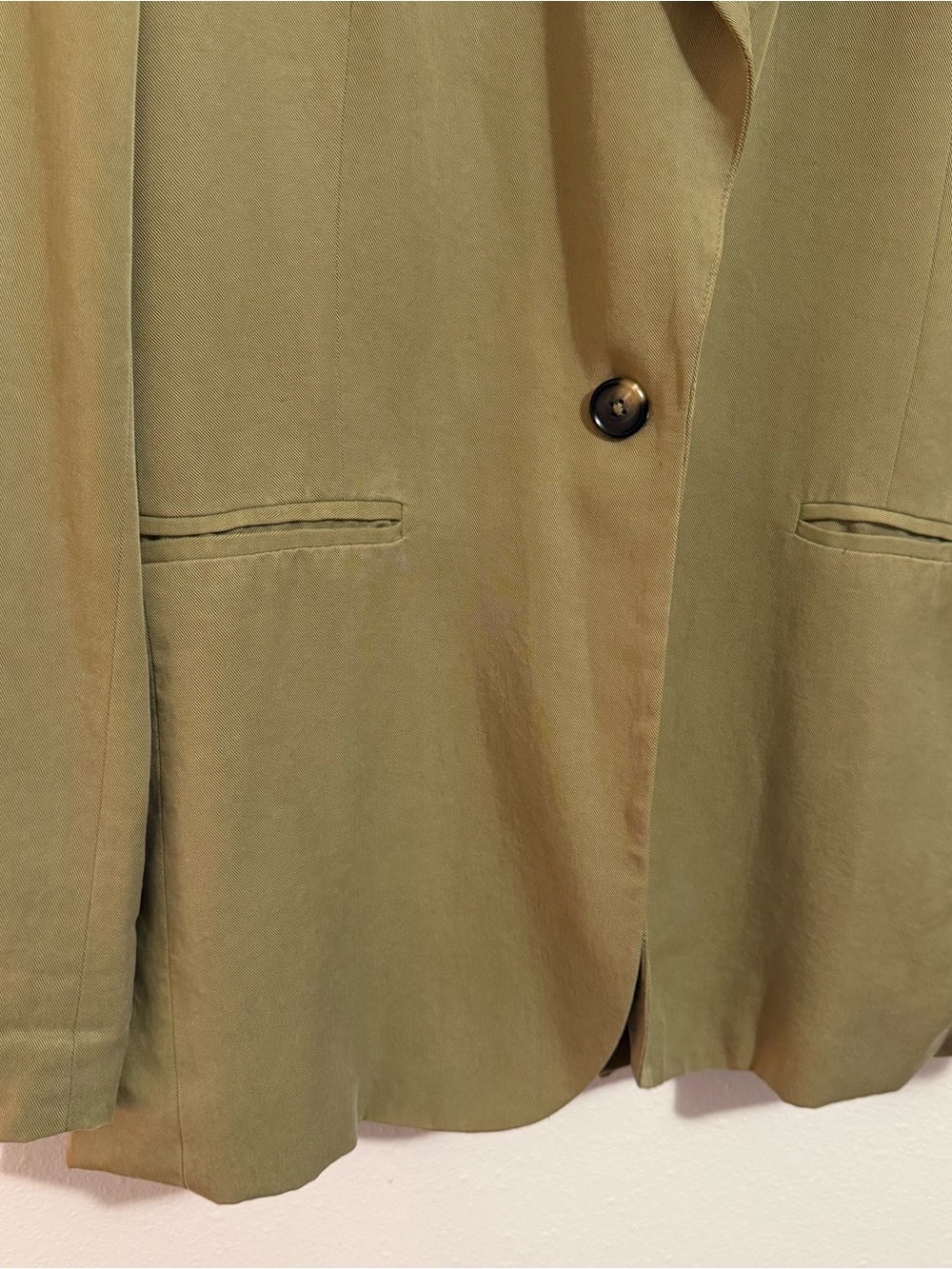 Reformation Classic Relaxed Blazer S Olive Oil - Picture 9 of 11